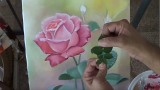 Como Pintar Rosas, Folhas e Botões