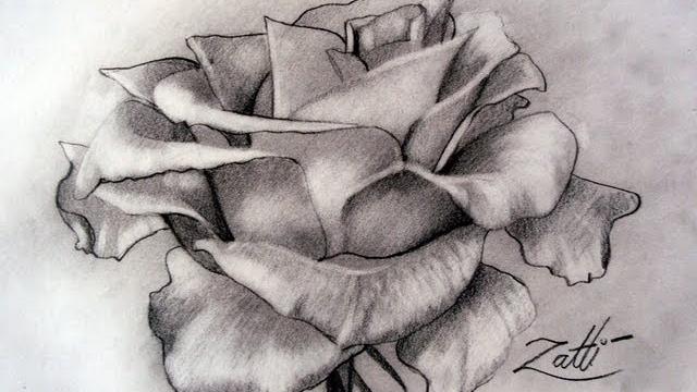 Desenhando rosas para pinturas sem dificuldade