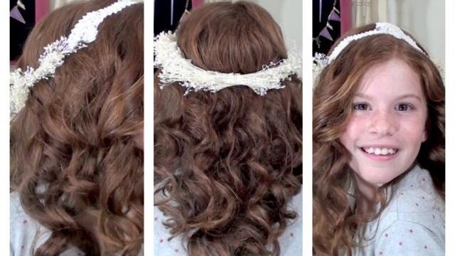Flower Girl Hair and DIY Flower Crown – Flor menina do cabelo e DIY flor da coroa