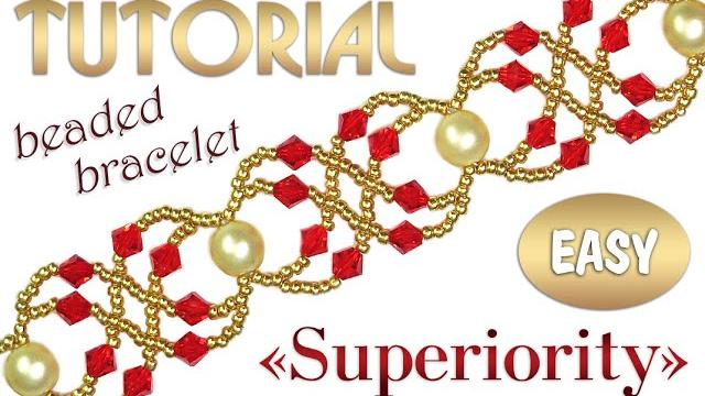 Tutorial: Superiority beaded bracelet – English