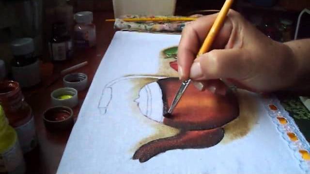 Pintando uma chaleira