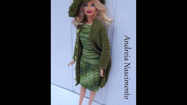 Ensinando a Fazer casaco model elgancy para barbie – Andreia Nascimento