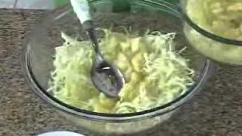 Receitas da Tina – Salada de repolho com abacaxi