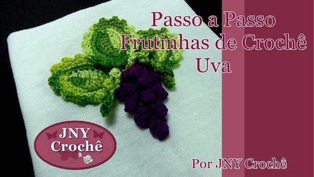 Passo a Passo Frutinhas feitas de Crochê – Uva