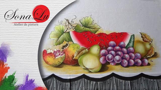 Frutas em Tecido – Parte 2 por Sonalupinturas
