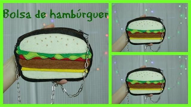 Como fazer uma bolsa diferente de Hambúrguer – Bolsa famosa na Internet