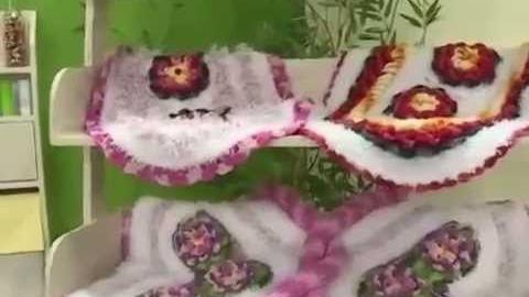 Tapete Floral em Crochê – Maria José