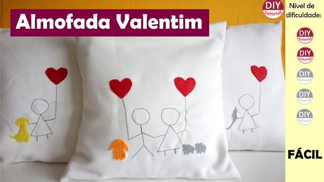 Capa para almofada – Valentim (DIY Tutorial)