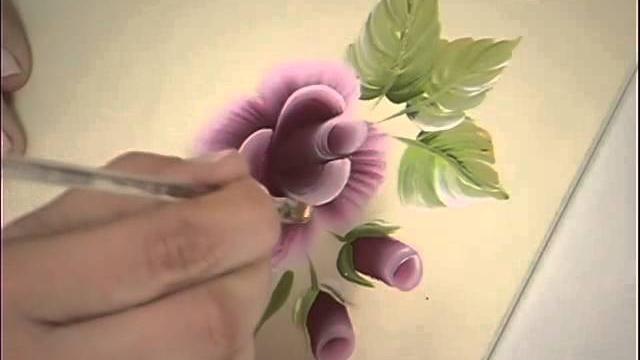 Pintura Gestual Rosas