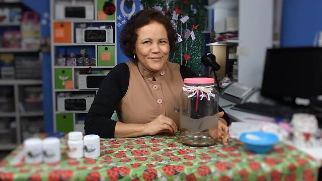 Ana Cláudia ensina: Fosqueamento em pote de vidro conserva