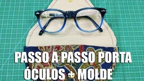 PAP Porta óculos + molde (Tutorial Patchwork)