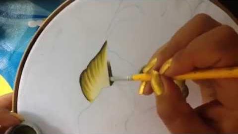 Pintura en tela carpeta tulipanes 1 con cony
