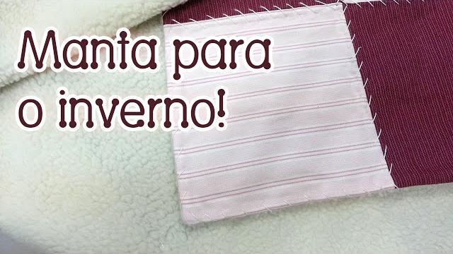Patchwork Ao Vivo: manta de flanela com carapinha
