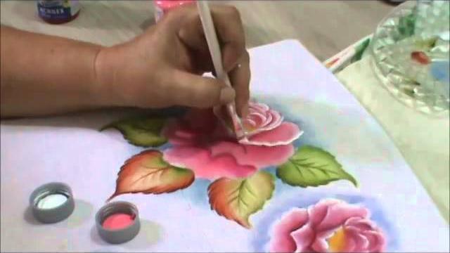Pintando Lindas Rosas
