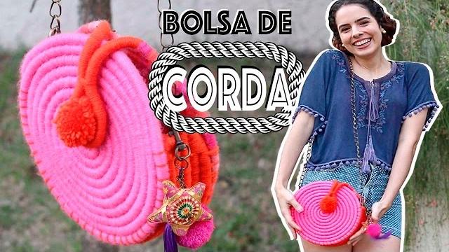 DIY: BOLSA DE CORDA – Linda e fácil