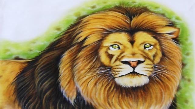 Pintura de Animais – Leão