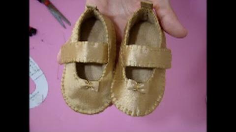 DIY técnica como cobrir sapato ou sandália de feltro com tecido
