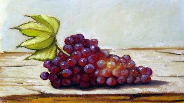 Como Pintar : Uvas