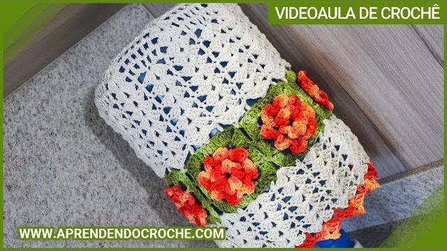 Capa de Crochê para Galão Barroco – 20 LT – Aprendendo Crochê