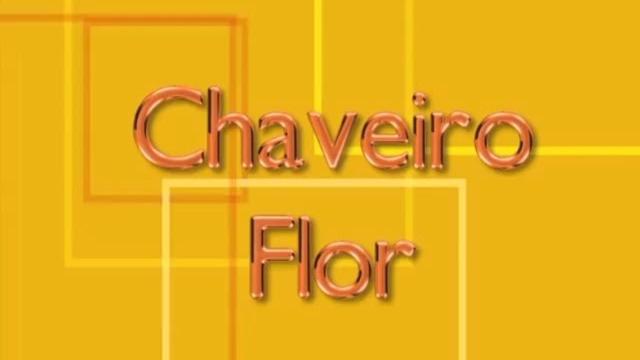 Feltro: Chaveiro de Flor – Artesanato na Rede