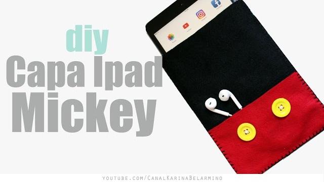 DIY Capa para Tablet Mickey