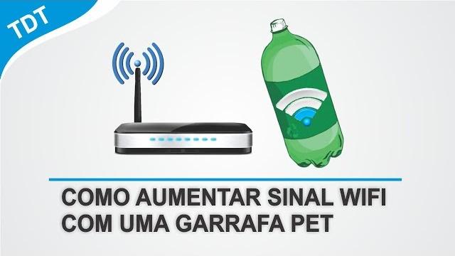 Como Aumentar Alcance do Sinal WiFi Com Uma GARRAFA PET