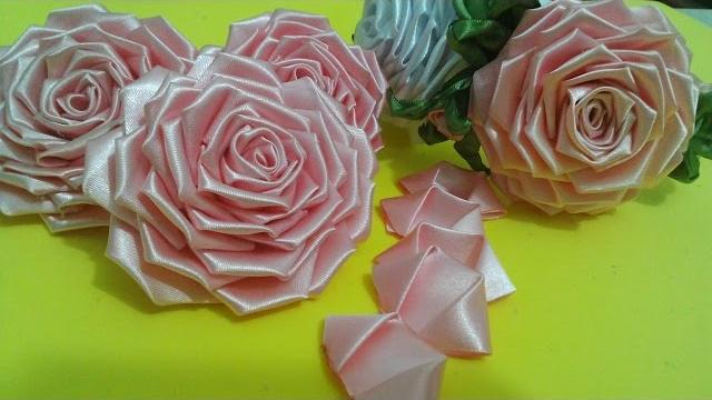 Flor de tecido – TUTORIAL da ROSA LINDA – montagem completa
