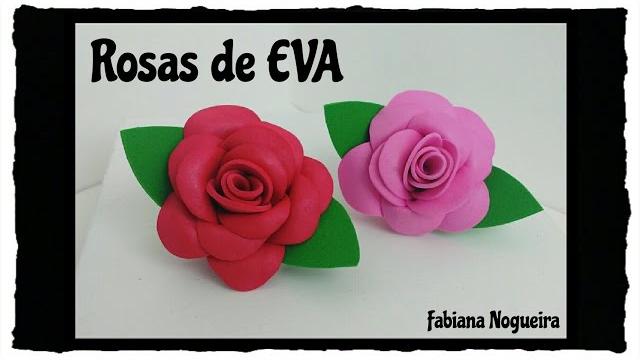 Diy – Como Fazer Rosas de EVA | Cantinho do Video