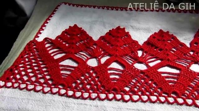 Crochê vermelho parte 1 – Red crochet part 1 – ganchillo parte roja 1
