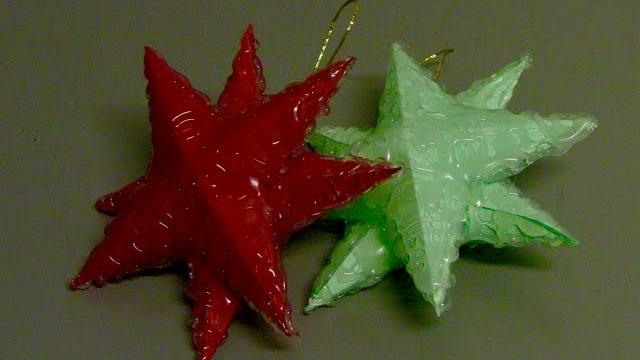 ESTRELA PARA O NATAL feita com cola quente – 3D star for Christmas with hot glue