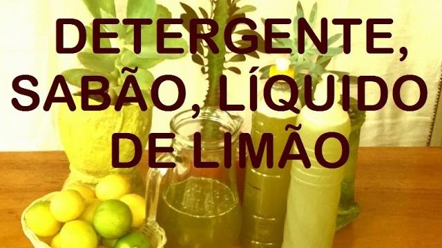 DETERGENTE, SABÃO LÍQUIDO DE LIMÃO