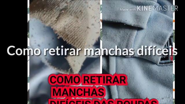 RETIRANDO MANCHAS DIFÍCEIS DE ROUPAS COLORIDAS