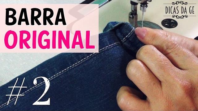 Barra Original simples calça jeans