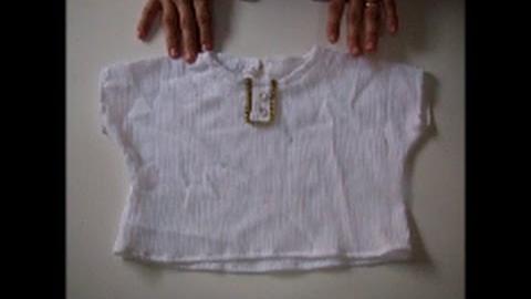 DIY: Blusa com manga simples – molde de 1 a 6 anos