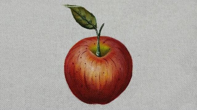 Como pintar maçã