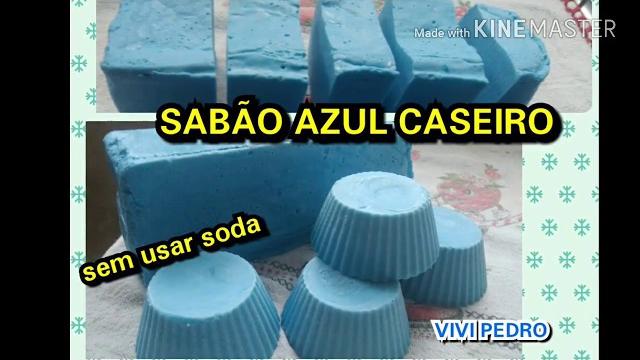 SABÃO AZUL CASEIRO