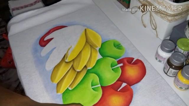 Pintura em tecido – Bananas
