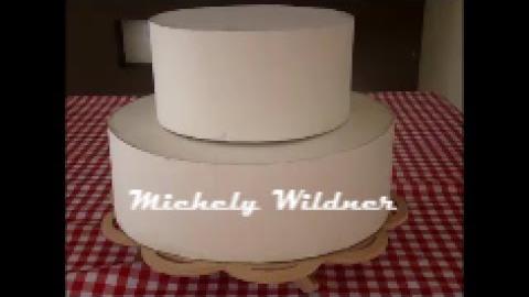 Ideias para festas e aniversários – Base para bolo redondo de papelão