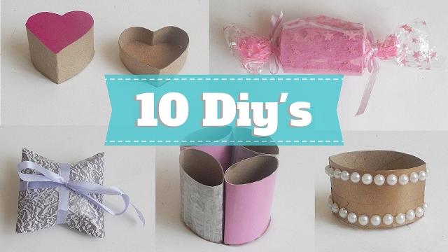 10 Diys e dicas para reutilizar rolos de papel