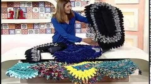 Artesanato – Outro modelo de tapete de seda