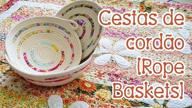 Veja como fazer cestas de cordão (Rope Baskets)