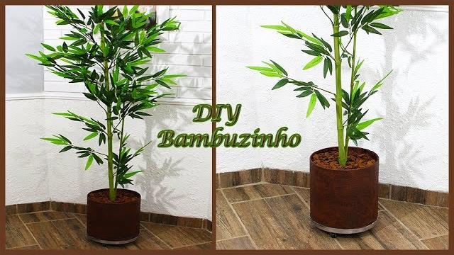 DIY- Vaso e Bambuzinho de uma maneira muito fácil e rápida