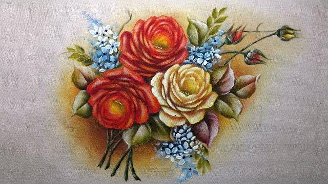 Como Pintar Ramos de Rosas 02 – Part 1