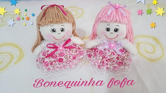 Aprenda a fazer uma linda bonequinha sem máquina feita a mão