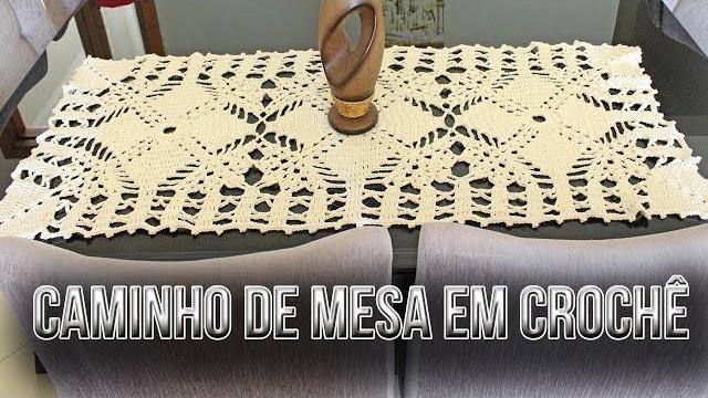 CAMINHO DE MESA EM CROCHÊ/ DIANE GONÇALVES
