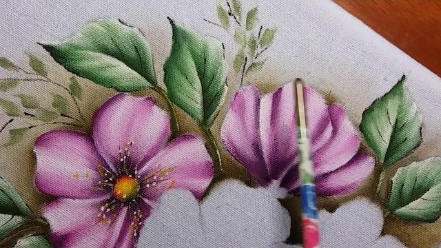 Flores do Campo – Pintura em tecido