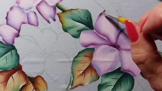 Passarinhos (Pardais) – Flores do Campo – Parte 2 – Pintura em tecido