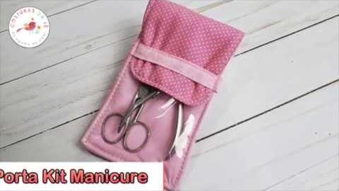 Outubro Rosa – Porta kit manicure de bolsa