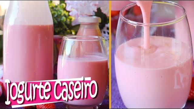 Iogurte Caseiro de Morango ou Danone Caseiro – Económico e Fácil