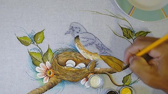 Aprenda a Pintar Pássaro no Ninho – Parte Final